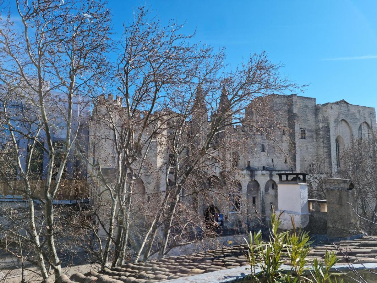 Un Nid Sur Les Toits Face Au Palais Des Papes Appartement Avignon Buitenkant foto